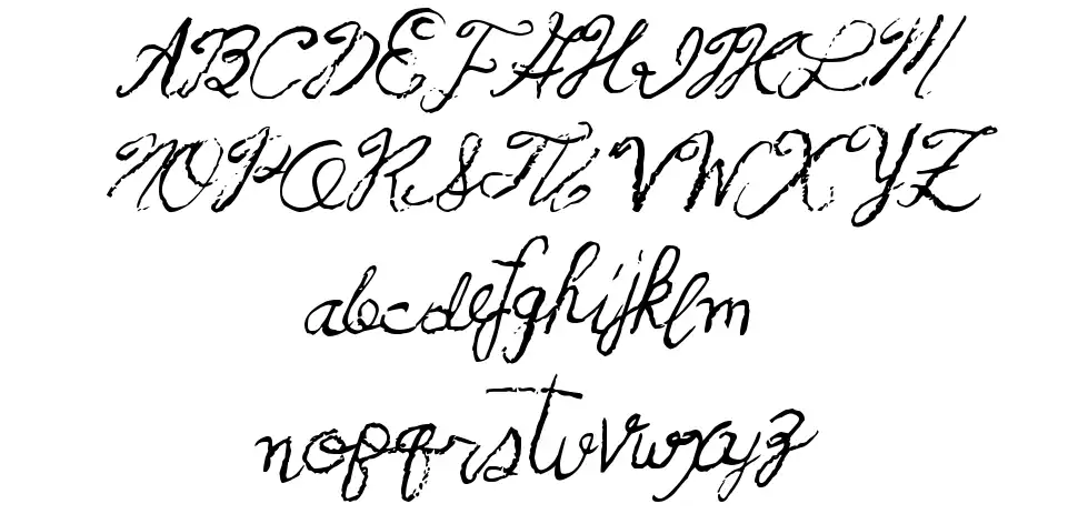 French Piratesfont specimens