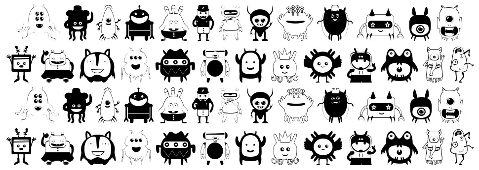 Funny Toysfont specimens