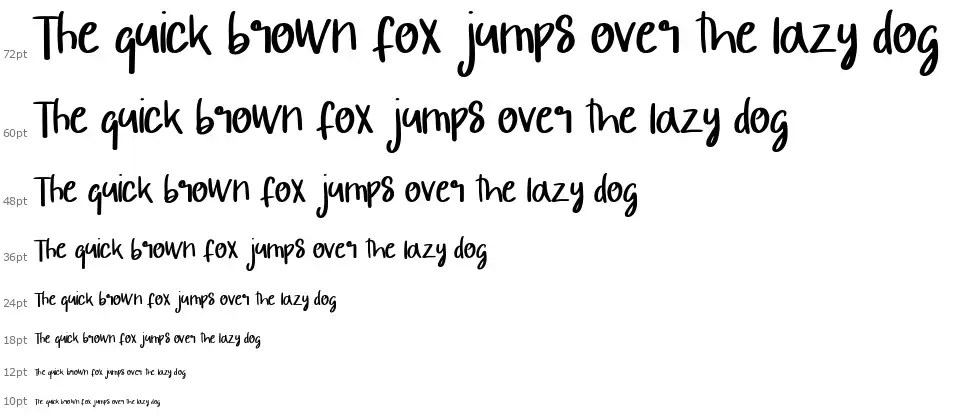 Funttastic Popfont waterfall