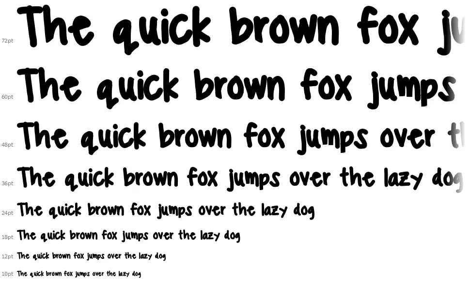 Gabee the goomba font waterfall