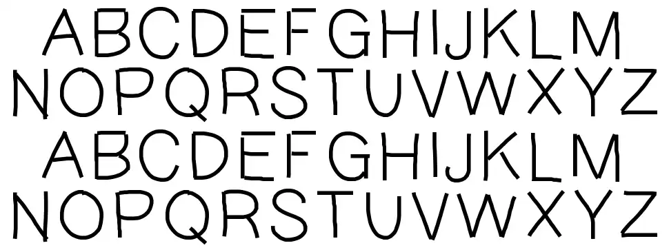 Gael 427font specimens