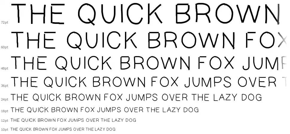 Gael 427font waterfall