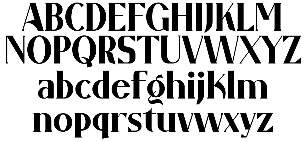 Garo Ürün Özellikleri Garofont specimens