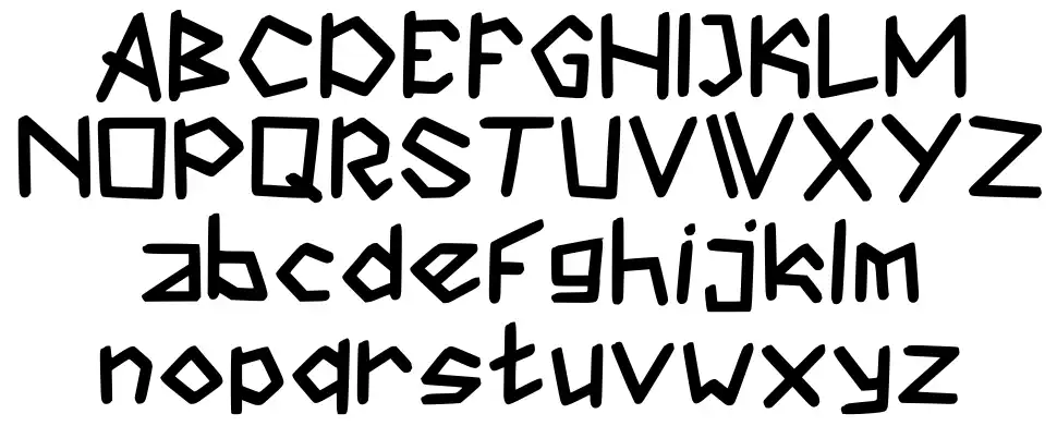 Gelatikfont specimens