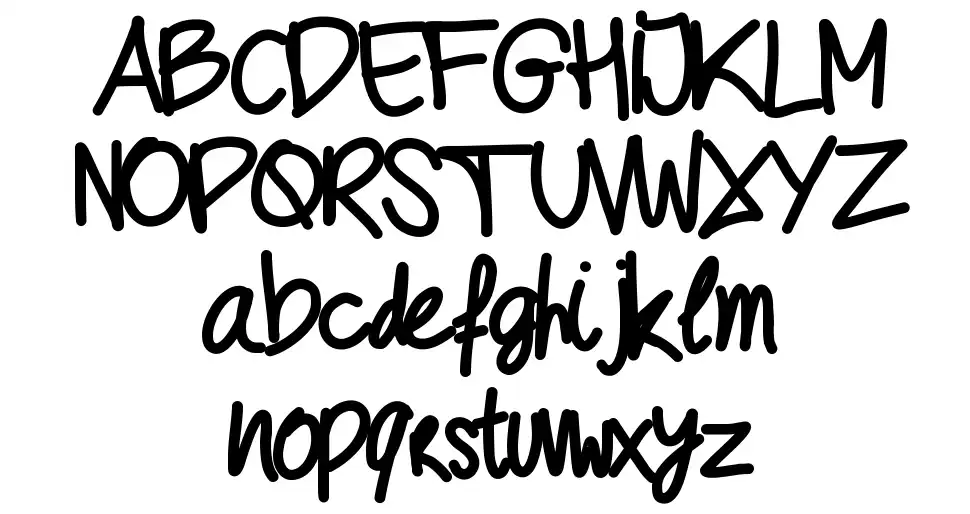 Geschriftfont specimens