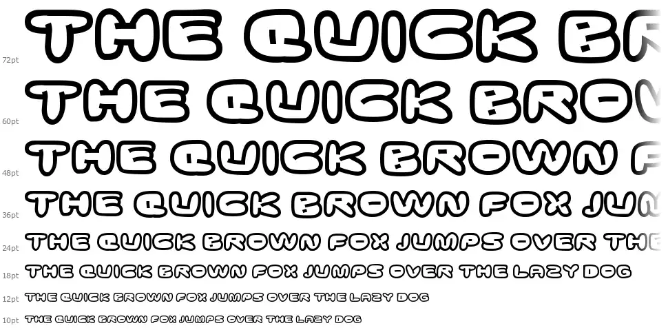 Ghostmeatfont waterfall