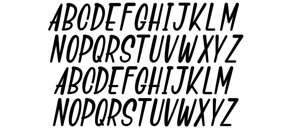 Go Speedsfont specimens