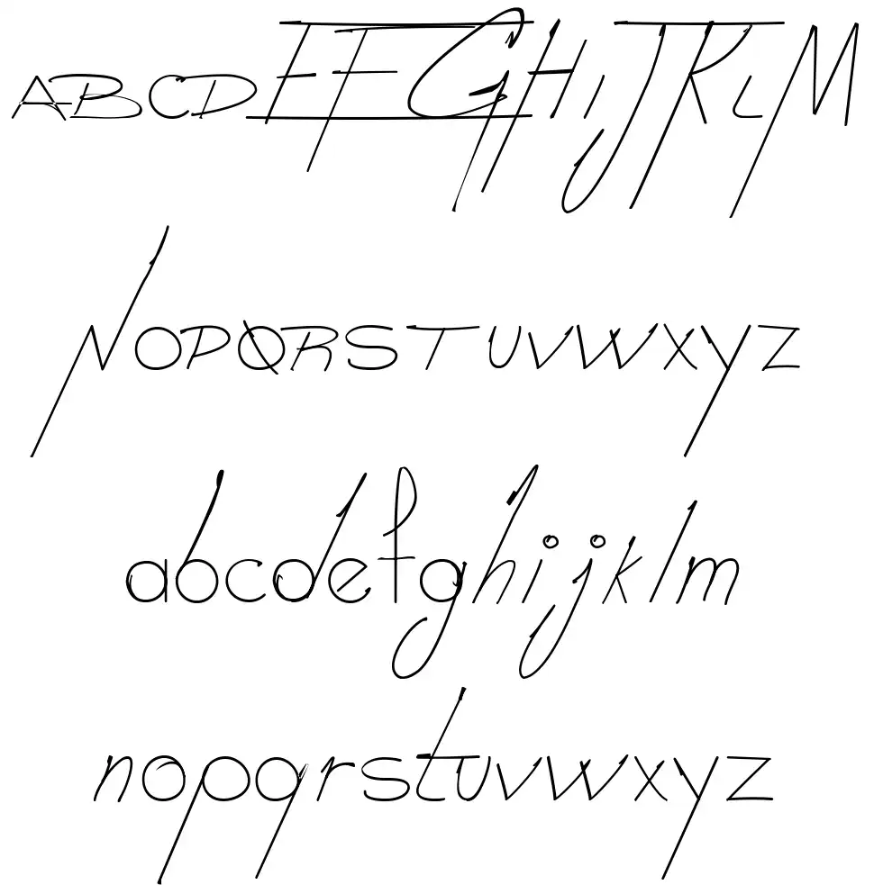 Good Nightfont specimens