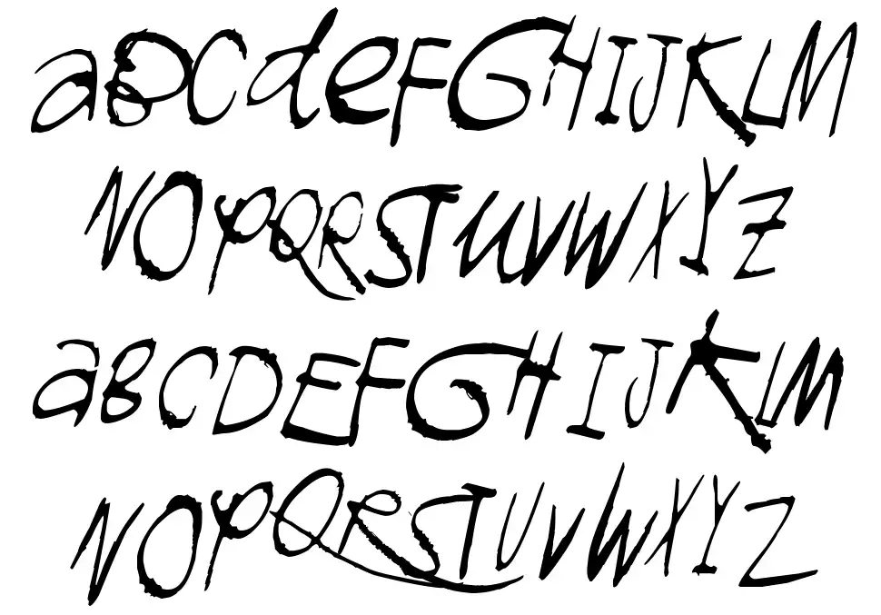 Gromagnonfont specimens