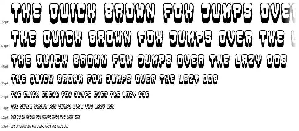 Groowingfont waterfall