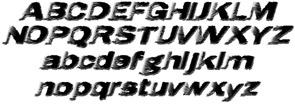 Hatchfont specimens