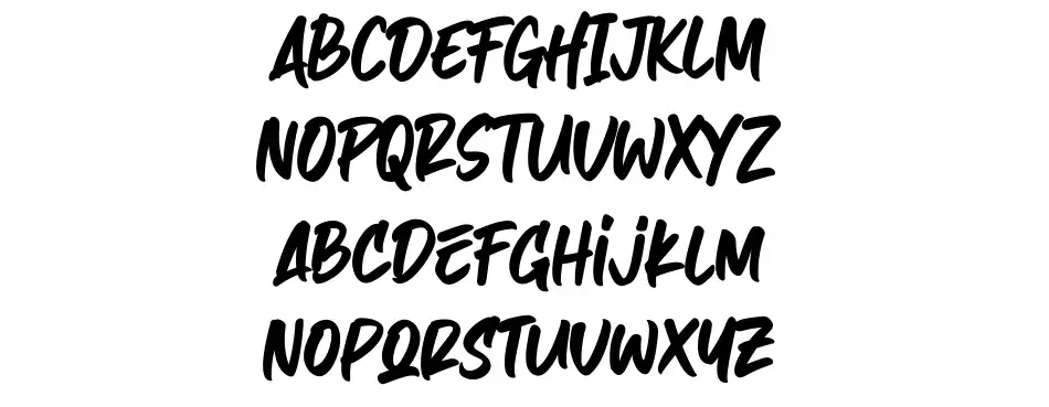 Hazardfont specimens