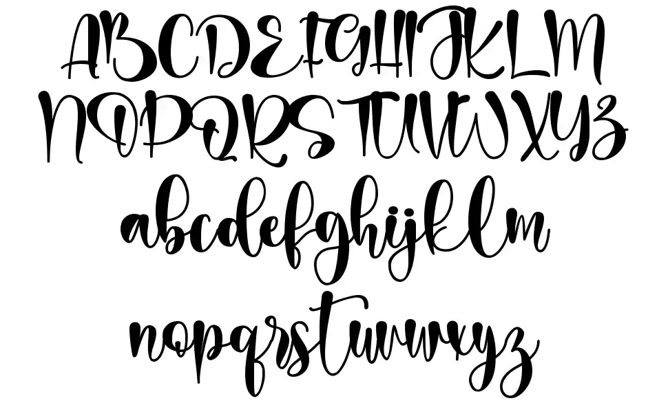 Heartberryfont specimens