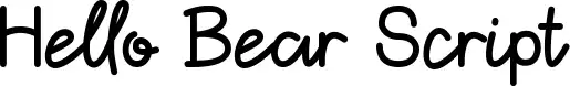 Hello Bear Script