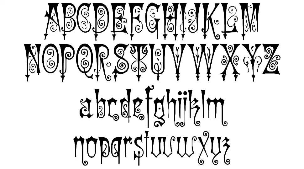 Helmet of 15177font specimens