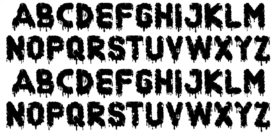 Histeryfont specimens