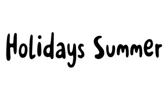 Holidays Summer