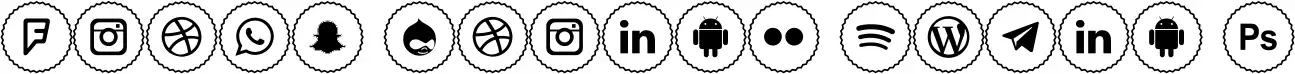 Icons Social Media 2