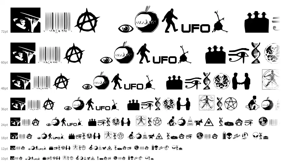 Illuminatifont waterfall