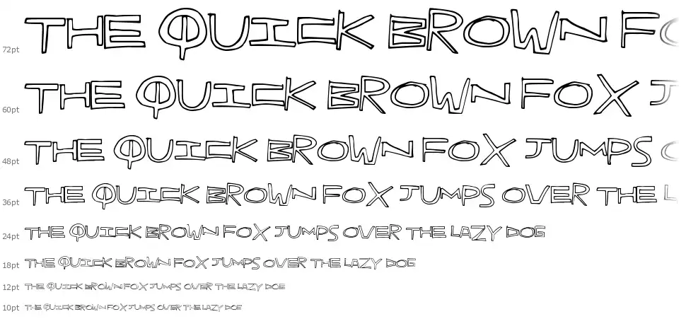 Indie Handfont waterfall