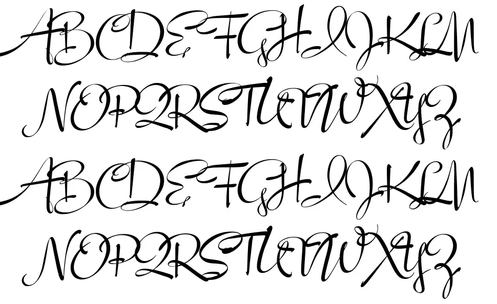 Individualfont specimens