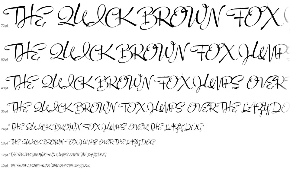 Individualfont waterfall