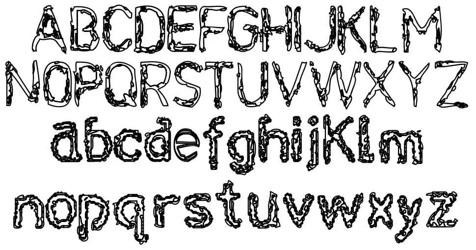 Infektfont specimens
