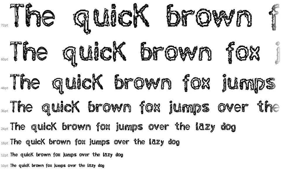 Infektfont waterfall