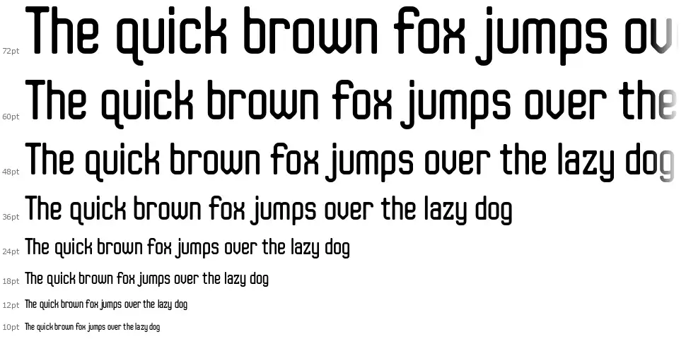 JLS Space Gothicfont waterfall
