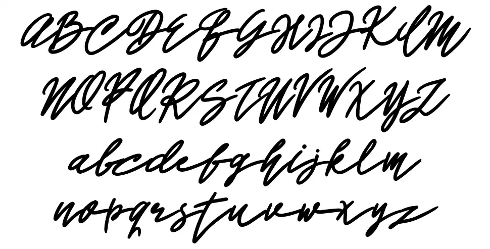 John Bulgarryfont specimens