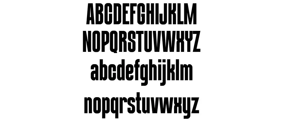 Judger Ürün Özellikleri Judgerfont specimens