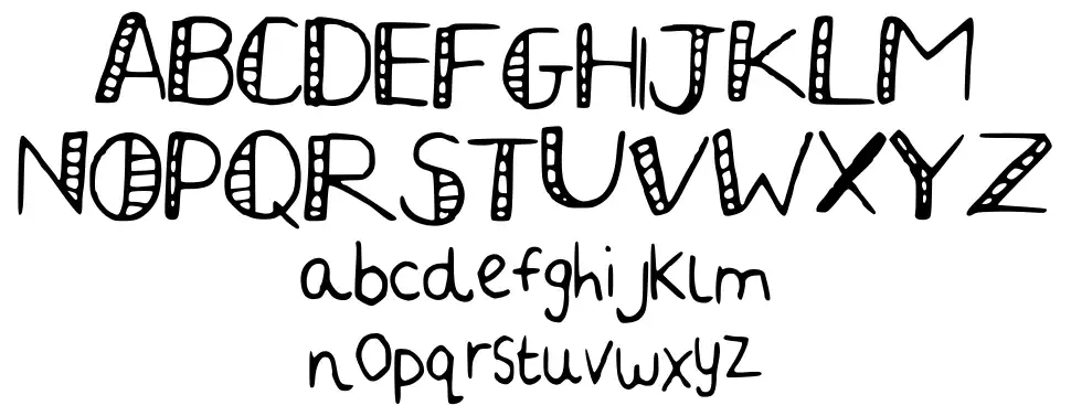 Julia Handwrittenfont specimens