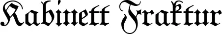 Kabinett Fraktur