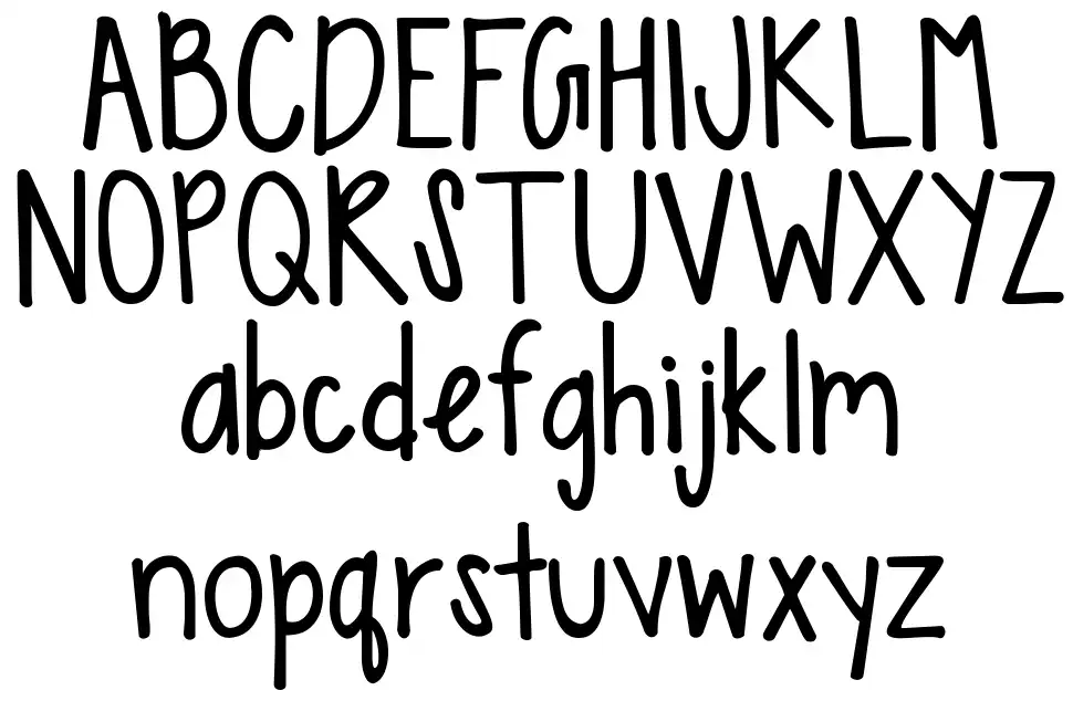 KG Sweet N Sassyfont specimens