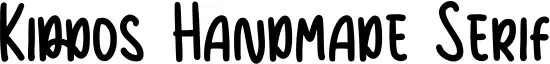 Kiddos Handmade Serif