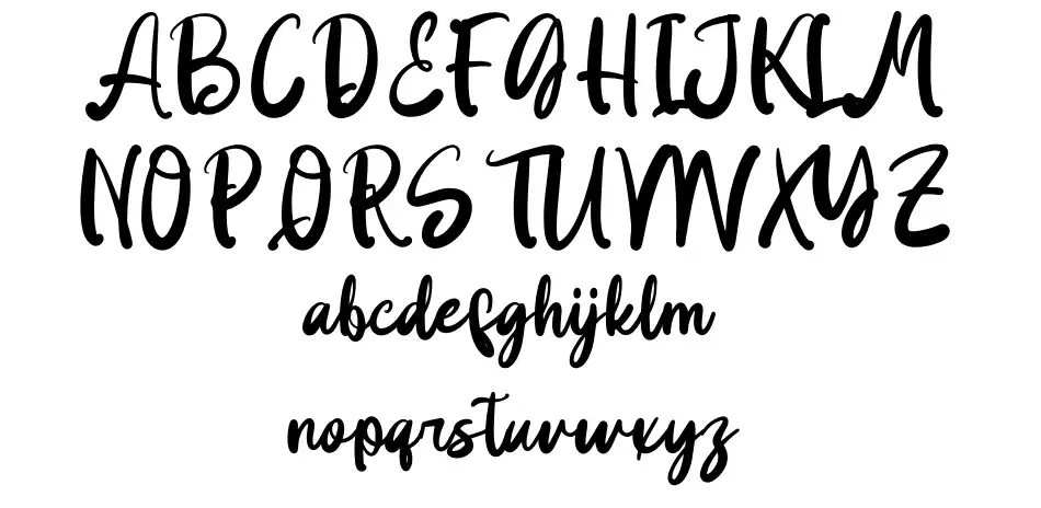 Kindly Reply Ürün Özellikleri Kindly Replyfont specimens