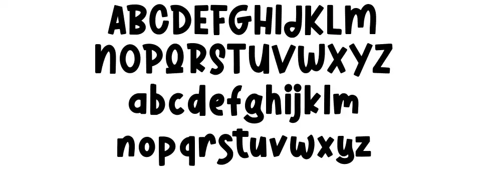 Kruisetafont specimens