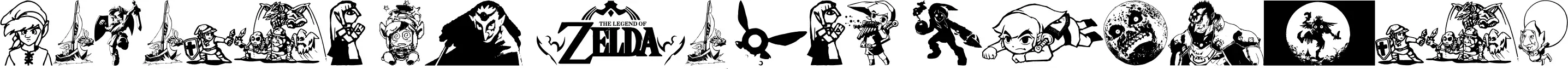 Legend Of Zelda TriFont
