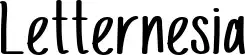 Letternesia