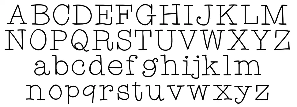 Limetartfont specimens