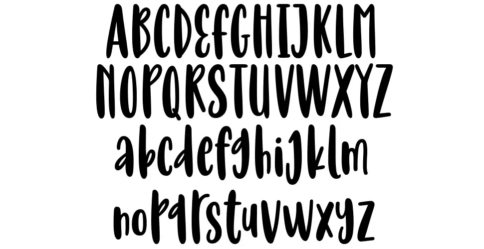Literally Naturalfont specimens