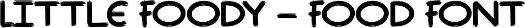 Little Foody - Food Font