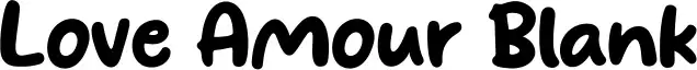 Love Amour Blank