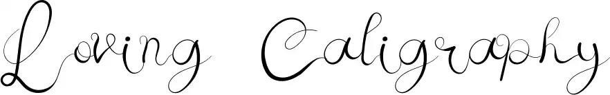 Loving Caligraphy