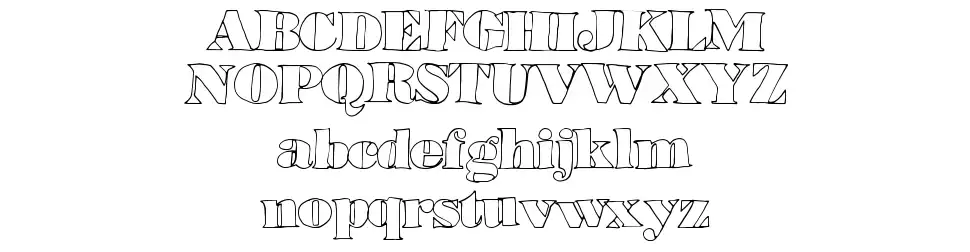 Lower Haightfont specimens