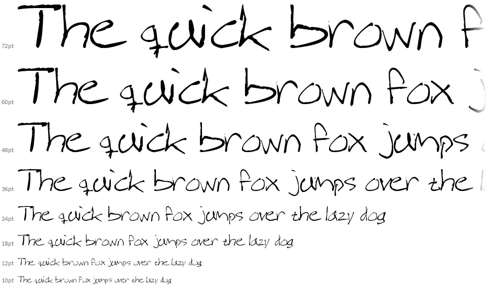 Magnus Handwritingfont waterfall