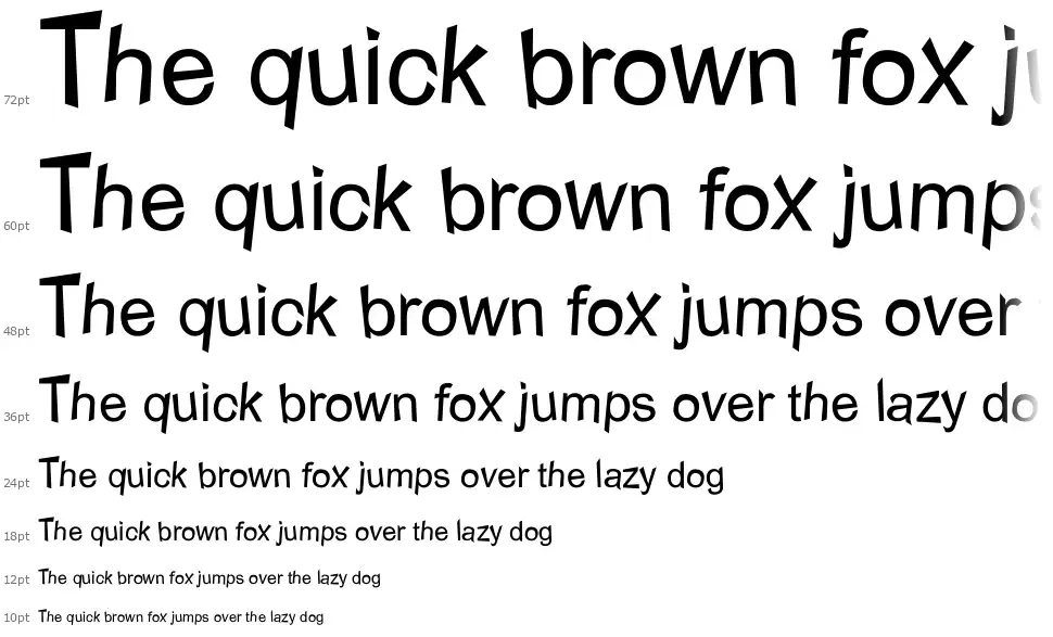 Marla Diagonfont waterfall