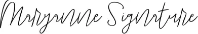 Maryanne Signature