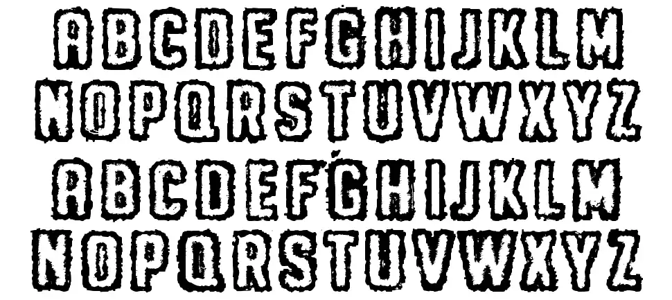 Me and your motherfont specimens