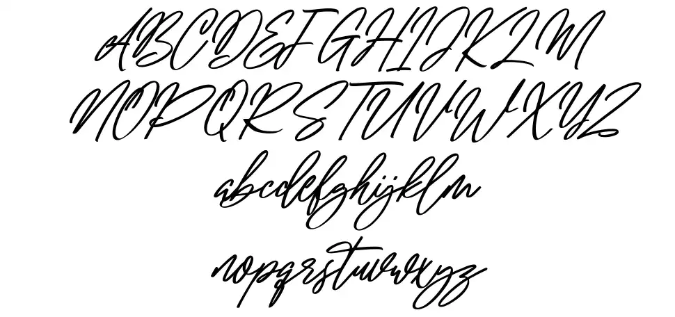 Melody Swellfont specimens